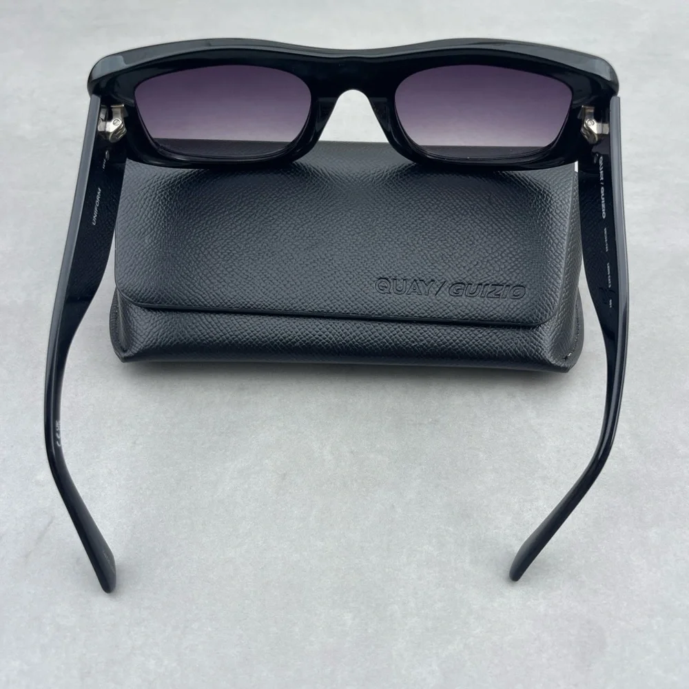 Quay x Guizio Uniform 55mm square sunglasses